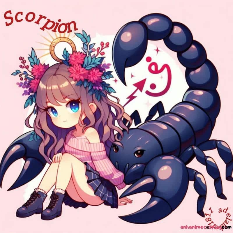 hình ảnh cung bọ cạp nữ anime cuteee